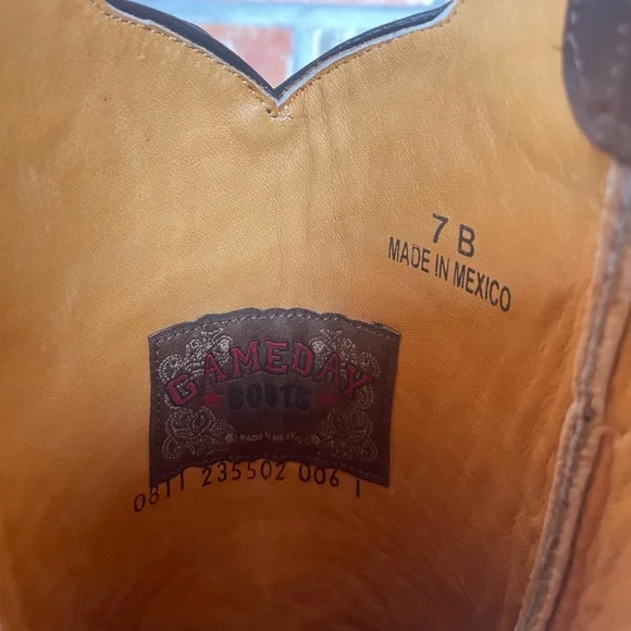 SMU Mustangs Gameday Cowboy Boots - Picture 7 of 8